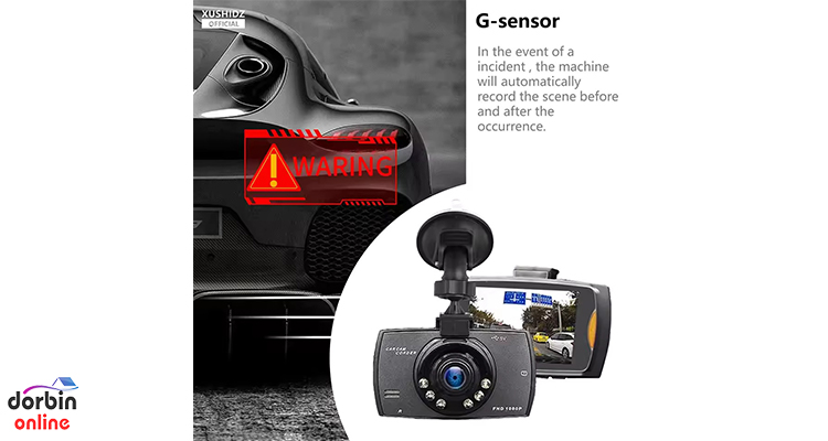 فواید جی سنسور در دوربین های ثبت وقایع